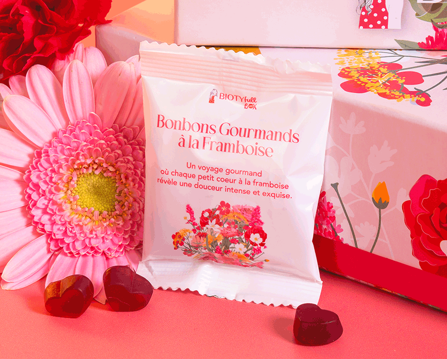 bonbons gourmands framboise