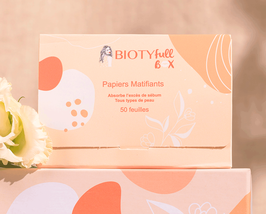 feuilles matifiantes biotyfull box