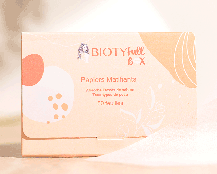 papiers matifiants biotyfull