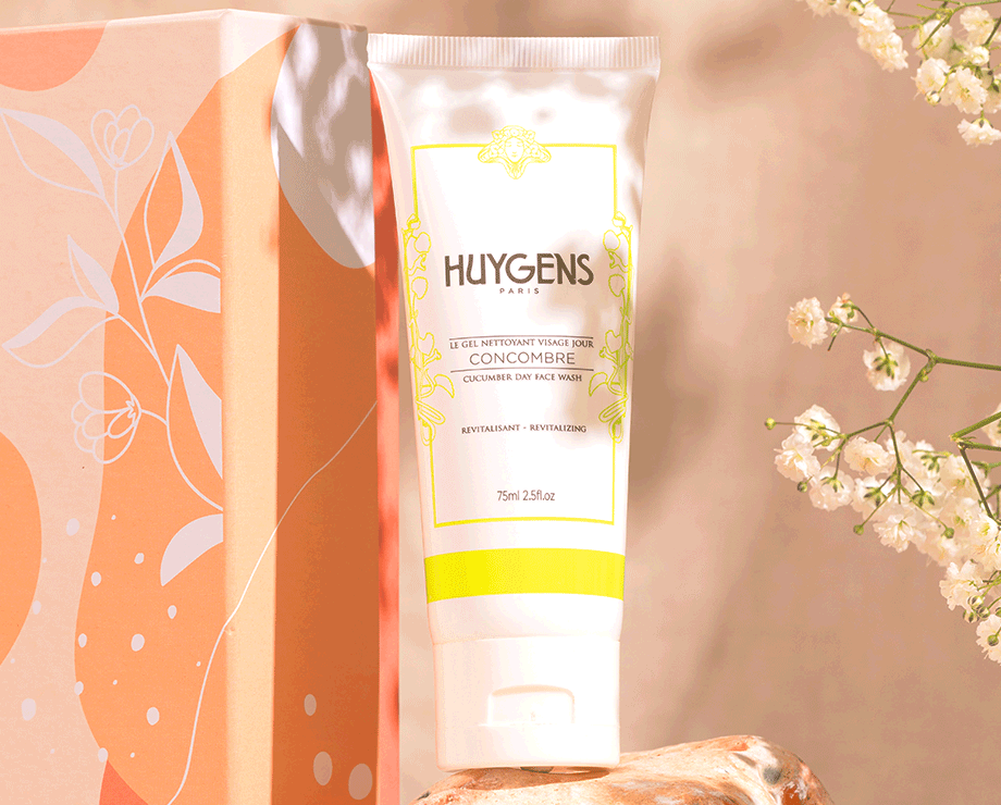 gel nettoyant visage huygens. concombre